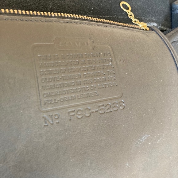 COACH BEEKMAN BLACK SHOULDER MESSENGER BAG 5266 4 - Picture 9 of 13